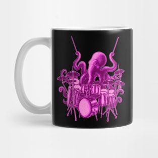 Octopus playing drums Mug